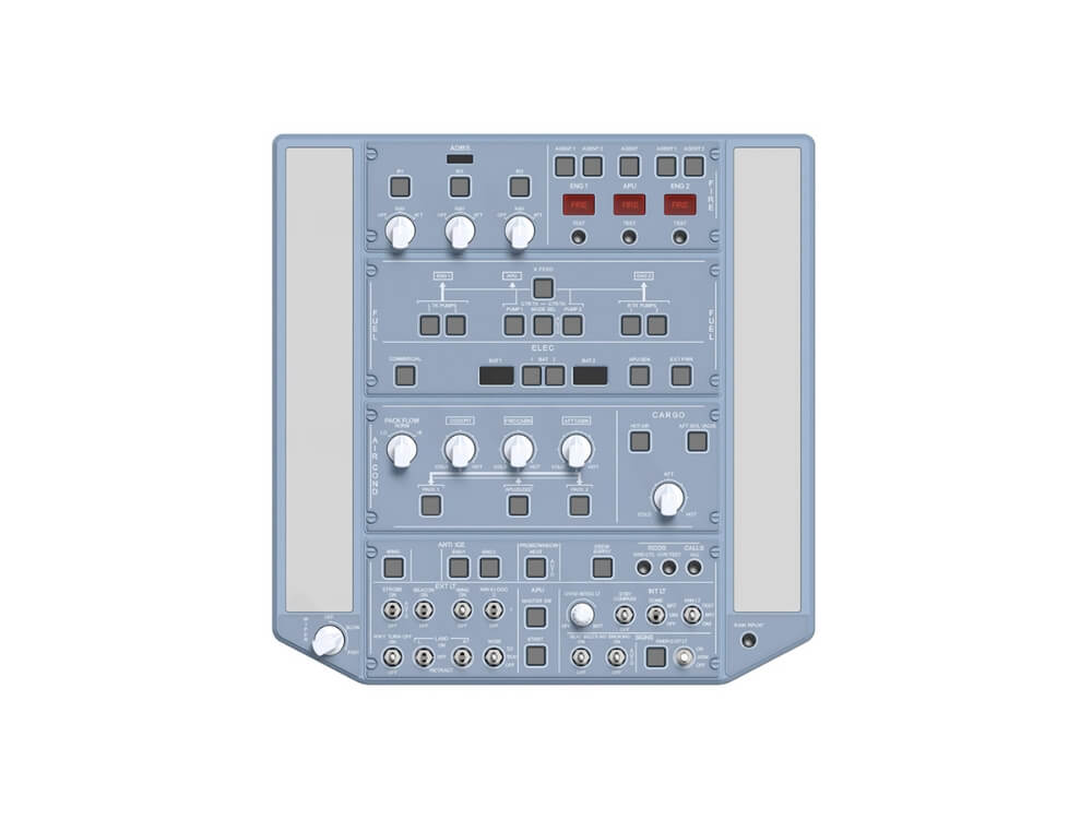 Terminal Module In A320 A320 Overhead Panel - FlightsimWebshop
