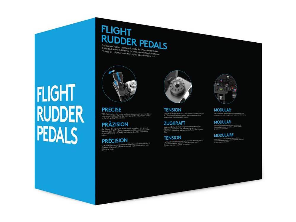 logitech g saitek pro flight rudder pedals test LogitechG - Saitek Rudder pedals - FlightsimWebshop